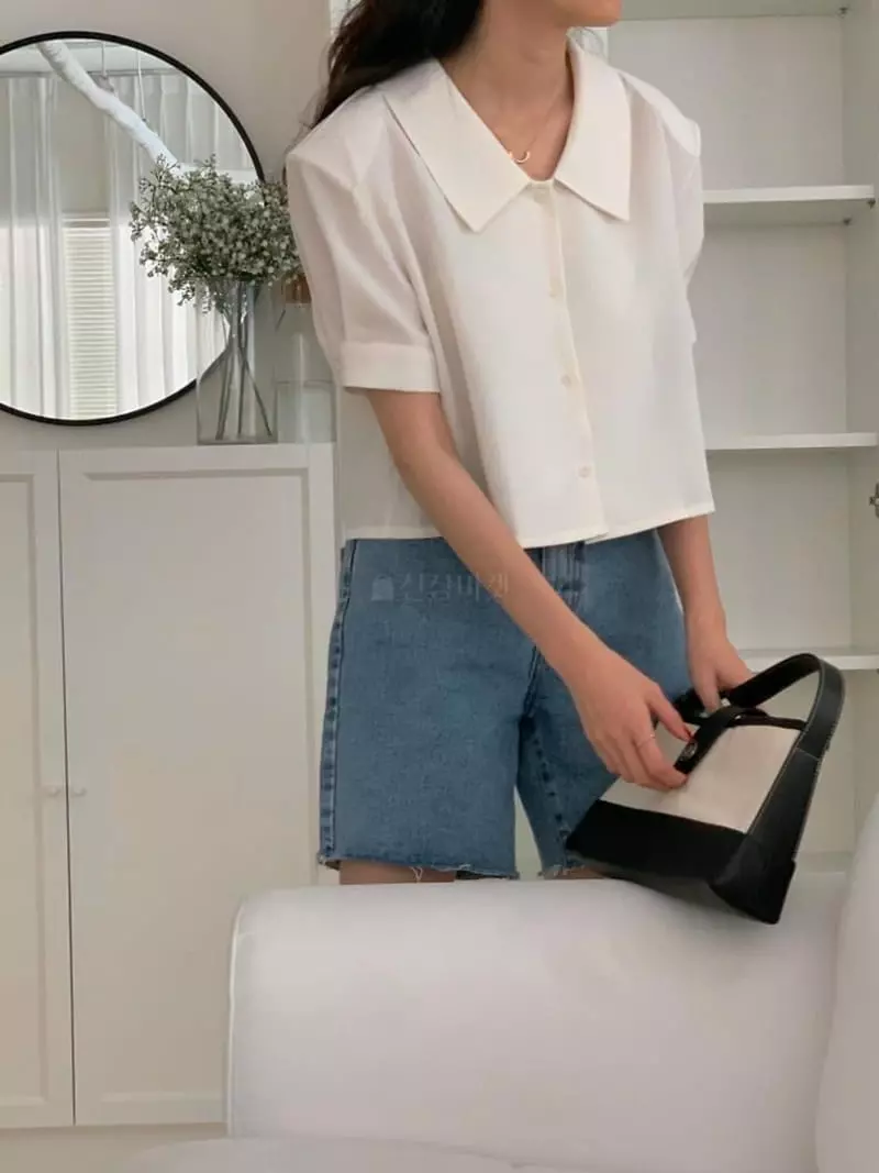 Tacit - Korean Women Fashion - #momslook - Pad Blouse - 3