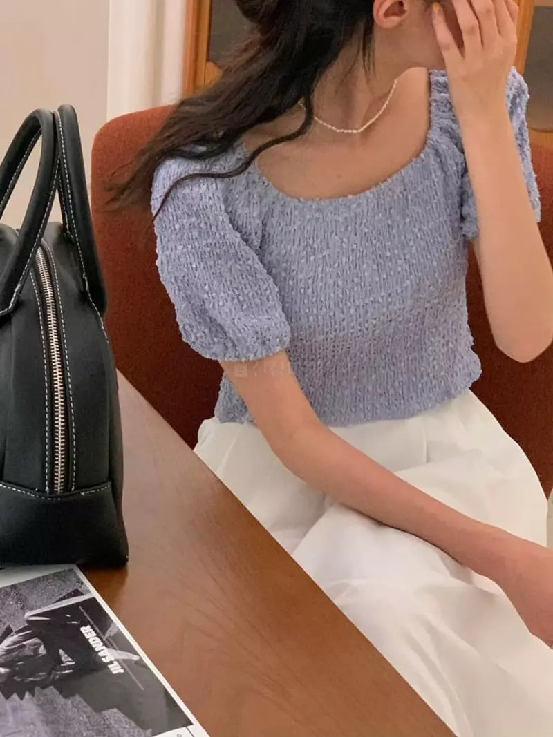Tacit - Korean Women Fashion - #womensfashion - Twinkle Blouse - 4