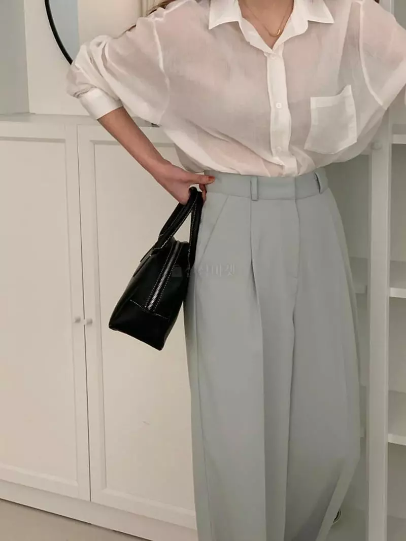 Tacit - Korean Women Fashion - #momslook - Cool Banding Pants - 2