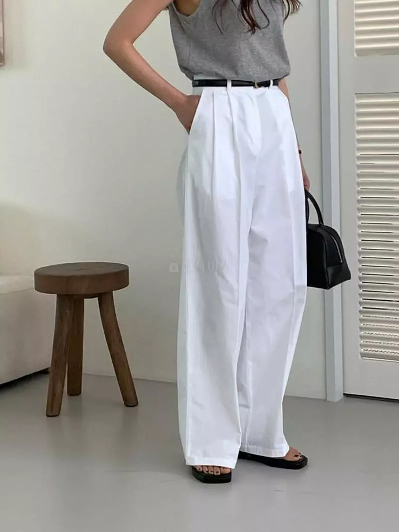 Tacit - Korean Women Fashion - #momslook - Summer Pants - 3