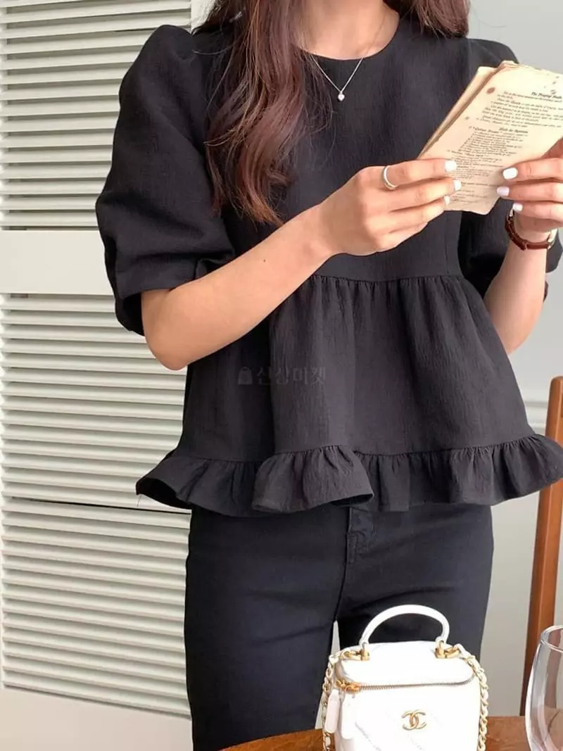 Tacit - Korean Women Fashion - #momslook - Lebien Blouse - 2