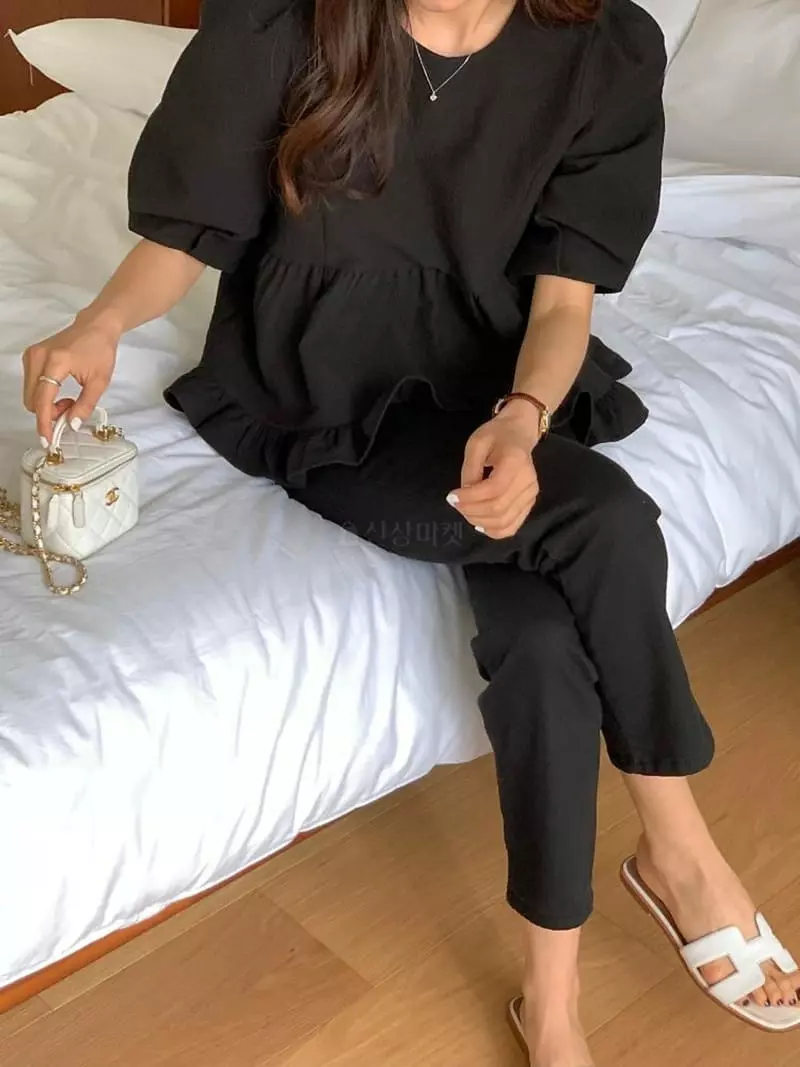 Tacit - Korean Women Fashion - #momslook - Lebien Blouse - 3