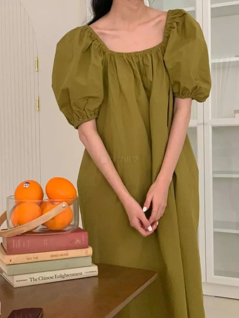 Tacit - Korean Women Fashion - #vintagekidsstyle - Line Banding One-piece - 3