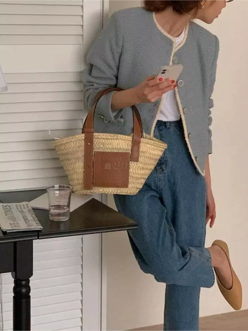 Tacit - Korean Women Fashion - #womensfashion - Tape Twid Jacket - 2