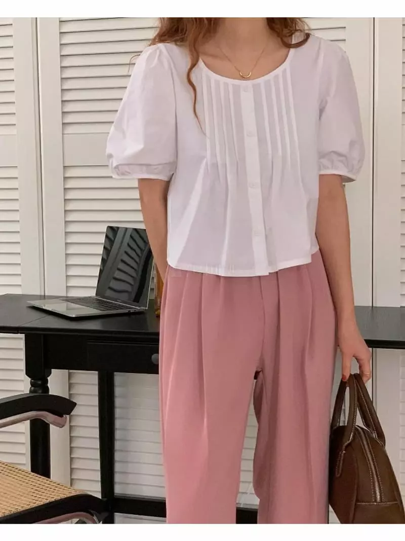 Tacit - Korean Women Fashion - #womensfashion - Banding Pants - 2