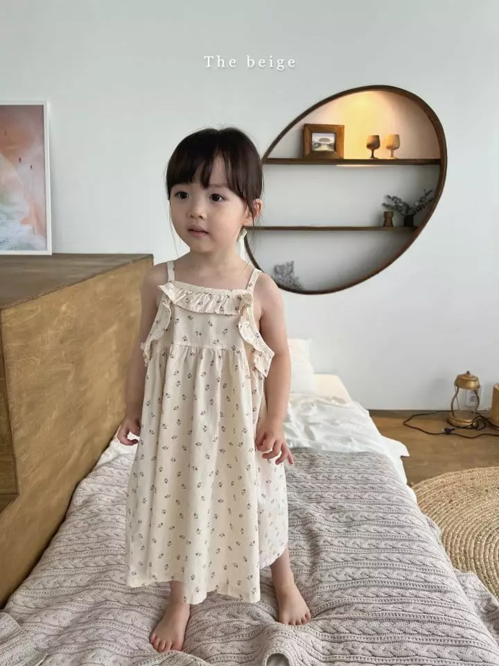 The Beige - Korean Children Fashion - #Kfashion4kids - Frill String One-piece - 5