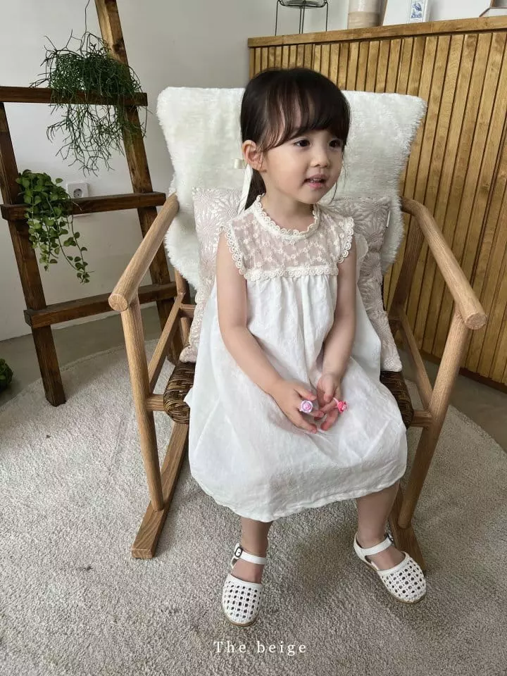 The Beige - Korean Children Fashion - #childofig - Summer Lace One-piece - 12