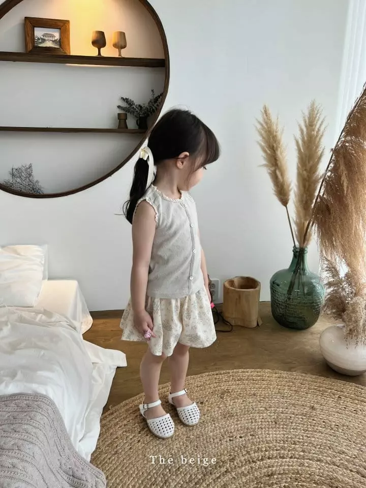 The Beige - Korean Children Fashion - #discoveringself - Rib Lace Tee - 4