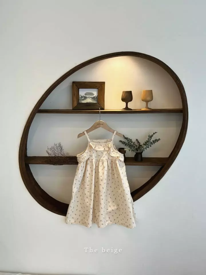 The Beige - Korean Children Fashion - #fashionkids - Frill String One-piece