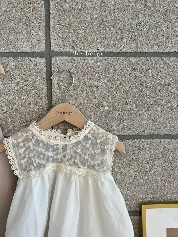 The Beige - Korean Children Fashion - #kidzfashiontrend - Summer Lace One-piece - 3
