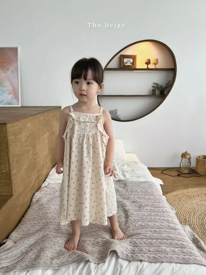 The Beige - Korean Children Fashion - #littlefashionista - Frill String One-piece - 6