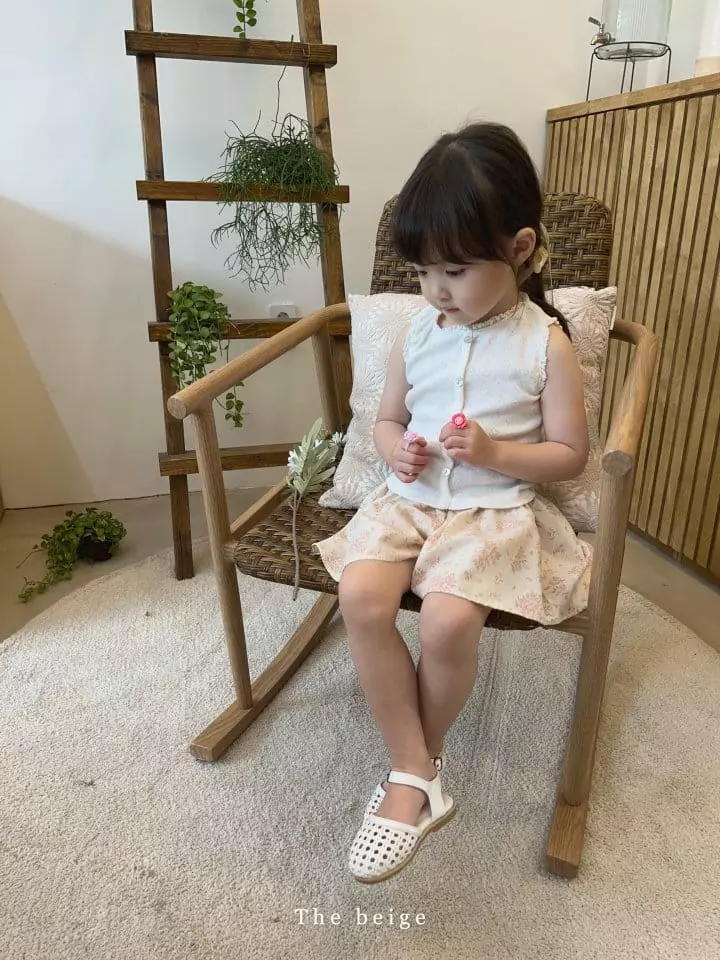 The Beige - Korean Children Fashion - #minifashionista - Flower Skirt Pants - 12