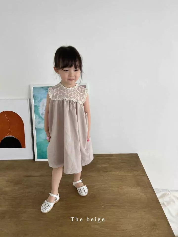 The Beige - Korean Children Fashion - #minifashionista - Summer Lace One-piece - 7