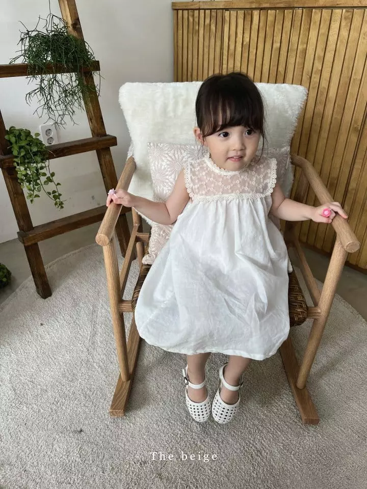 The Beige - Korean Children Fashion - #toddlerclothing - Summer Lace One-piece - 10