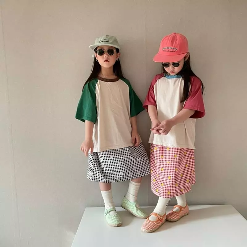 The Grey - Korean Children Fashion - #Kfashion4kids - Raglan Washing Tee