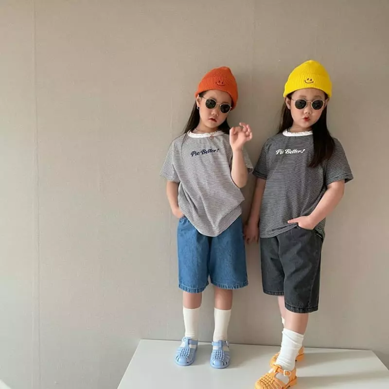 The Grey - Korean Children Fashion - #childofig - Pie Washing Tee - 5