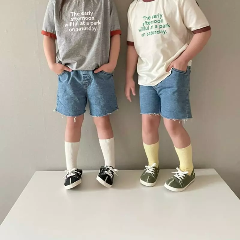 The Grey - Korean Children Fashion - #childofig - Cutting Shorts - 10