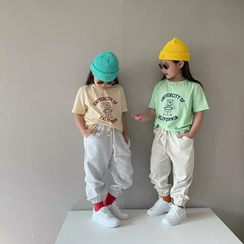 The Grey - Korean Children Fashion - #childrensboutique - Bear Washing Tee - 3