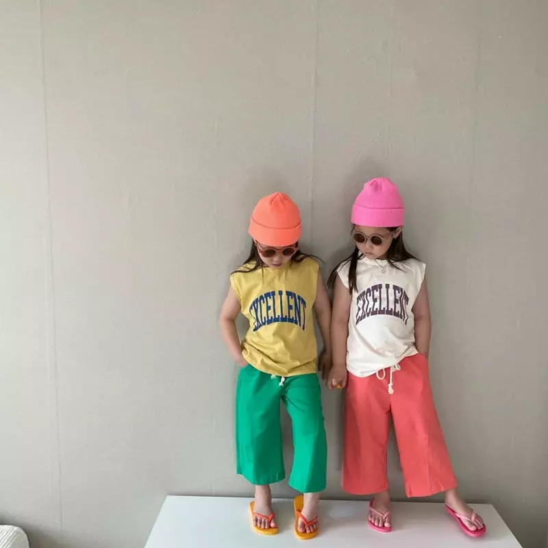 The Grey - Korean Children Fashion - #designkidswear - Terry Line Pants - 3