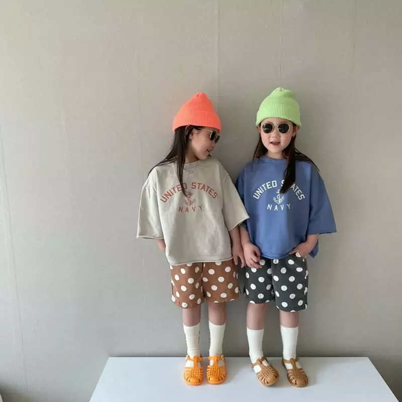 The Grey - Korean Children Fashion - #designkidswear - Dot Shorts - 2