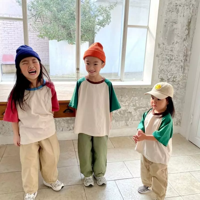 The Grey - Korean Children Fashion - #designkidswear - Raglan Washing Tee - 9
