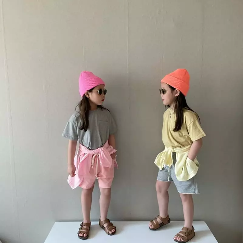 The Grey - Korean Children Fashion - #designkidswear - Pocket Washing Tee - 2