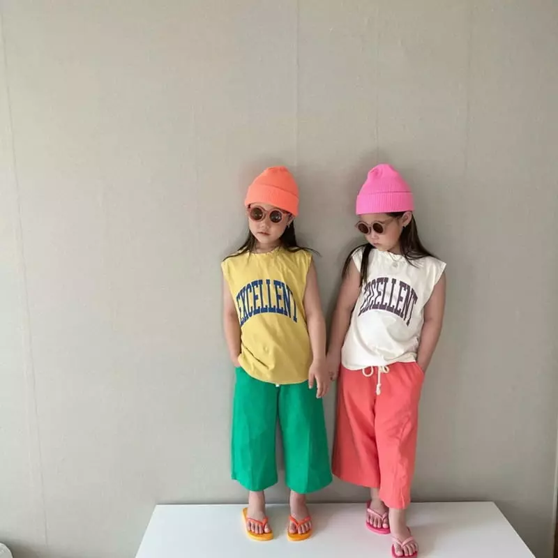 The Grey - Korean Children Fashion - #designkidswear - Terry Line Pants - 4