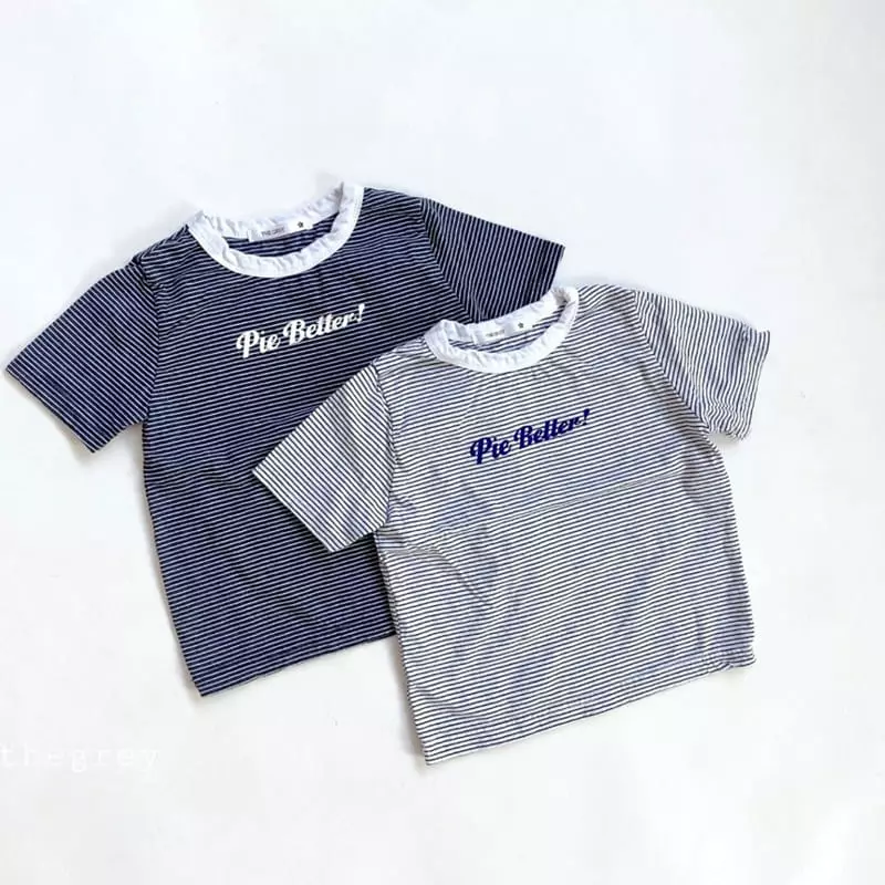 The Grey - Korean Children Fashion - #discoveringself - Pie Washing Tee - 9