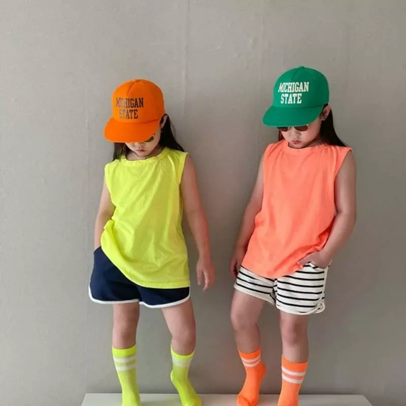 The Grey - Korean Children Fashion - #discoveringself - Daily Sleeveless