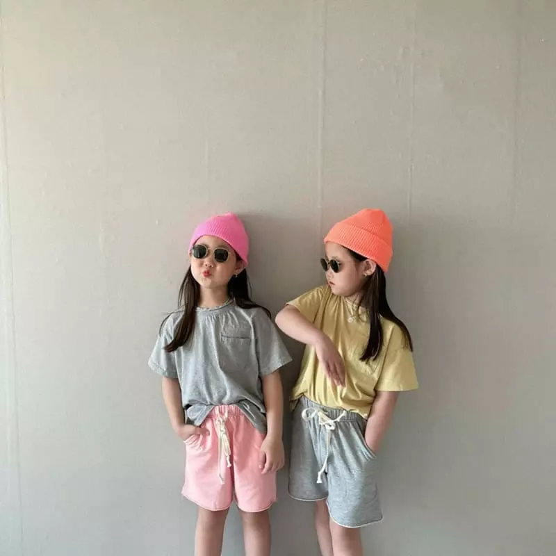 The Grey - Korean Children Fashion - #discoveringself - Pocket Washing Tee - 4