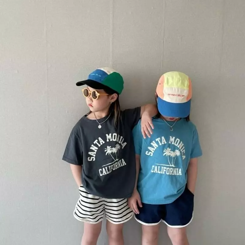 The Grey - Korean Children Fashion - #fashionkids - Santa Monica Tee
