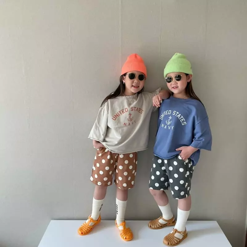 The Grey - Korean Children Fashion - #kidsshorts - Dot Shorts - 5