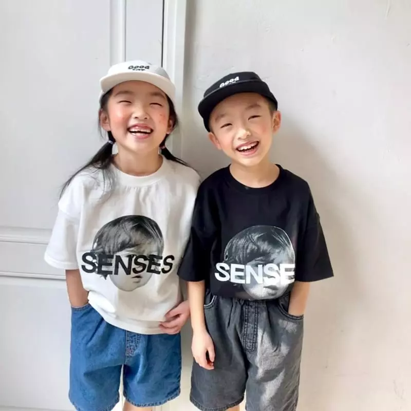 The Grey - Korean Children Fashion - #kidsshorts - Sence Tee