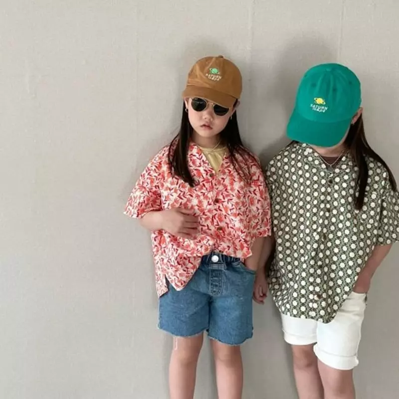 The Grey - Korean Children Fashion - #kidsshorts - Open Shirt