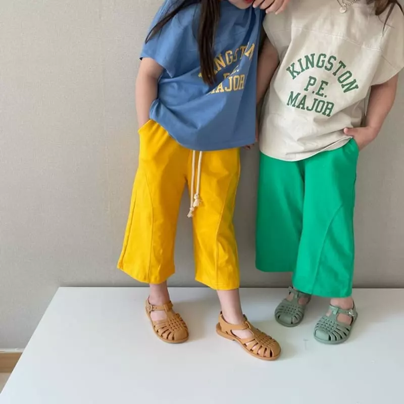 The Grey - Korean Children Fashion - #kidsstore - Terry Line Pants - 7