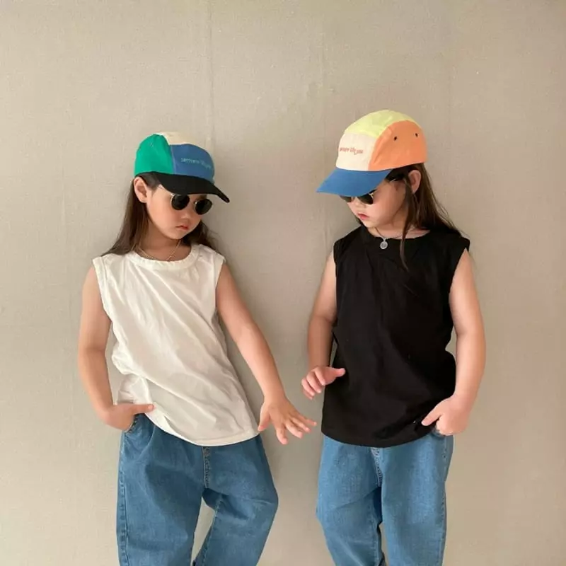 The Grey - Korean Children Fashion - #kidsshorts - Daily Sleeveless - 4