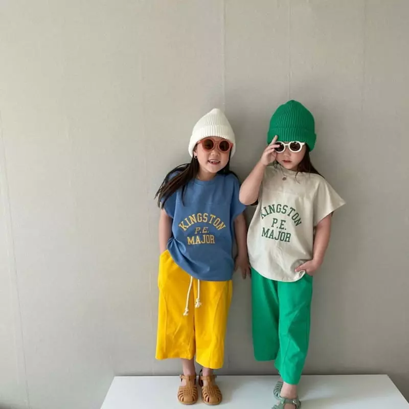 The Grey - Korean Children Fashion - #kidzfashiontrend - Terry Line Pants - 8