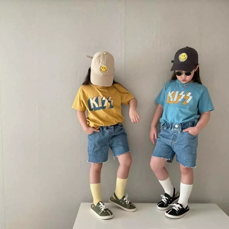 The Grey - Korean Children Fashion - #kidzfashiontrend - Kiss Tee - 6