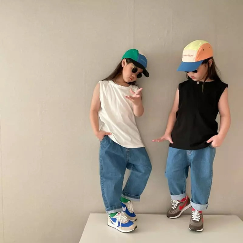 The Grey - Korean Children Fashion - #kidzfashiontrend - Daily Sleeveless - 5
