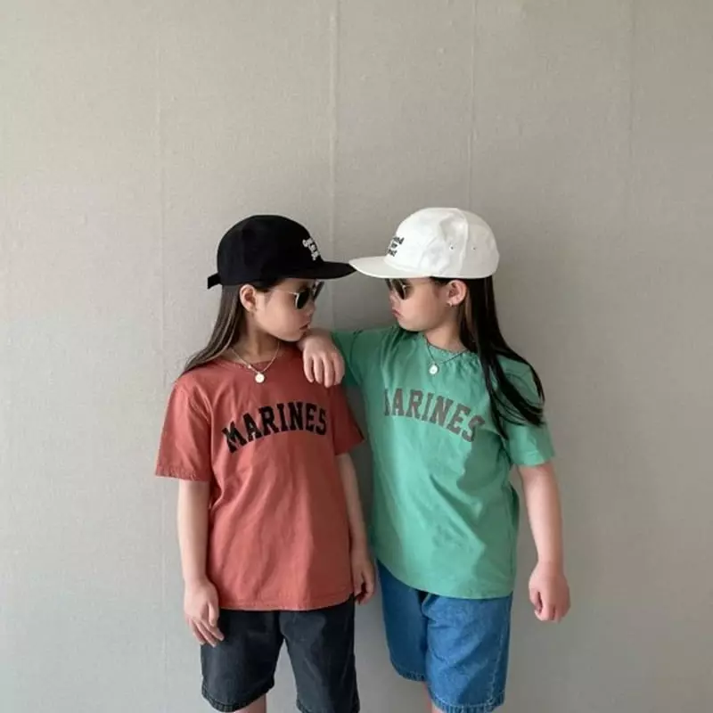 The Grey - Korean Children Fashion - #kidzfashiontrend - Marine Tee