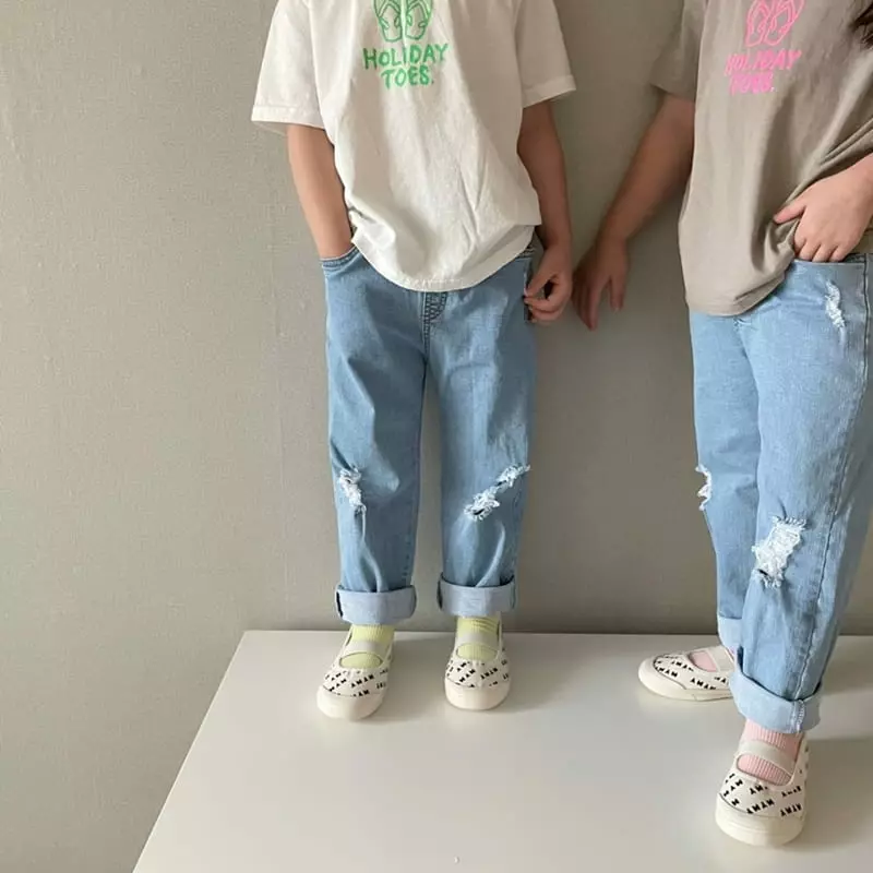 The Grey - Korean Children Fashion - #littlefashionista - Terry Short Sleeves Tee - 3