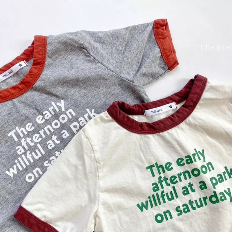 The Grey - Korean Children Fashion - #littlefashionista - Piping Point Tee - 12