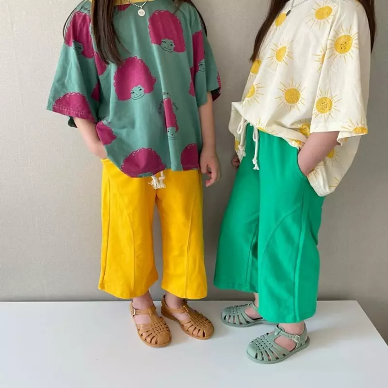 The Grey - Korean Children Fashion - #magicofchildhood - Terry Line Pants - 11