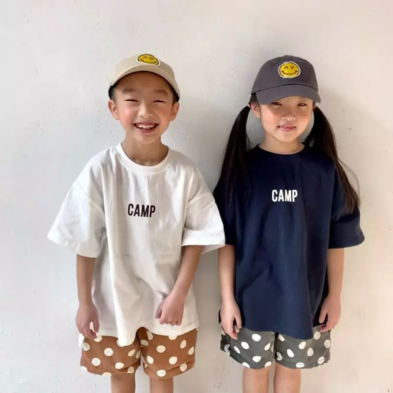 The Grey - Korean Children Fashion - #magicofchildhood - Camp Boxy Tee - 5