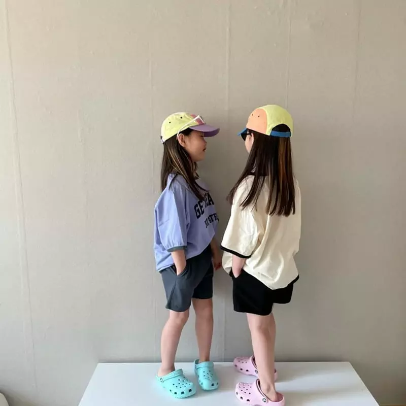 The Grey - Korean Children Fashion - #minifashionista - Trip Top Bottom Set - 9