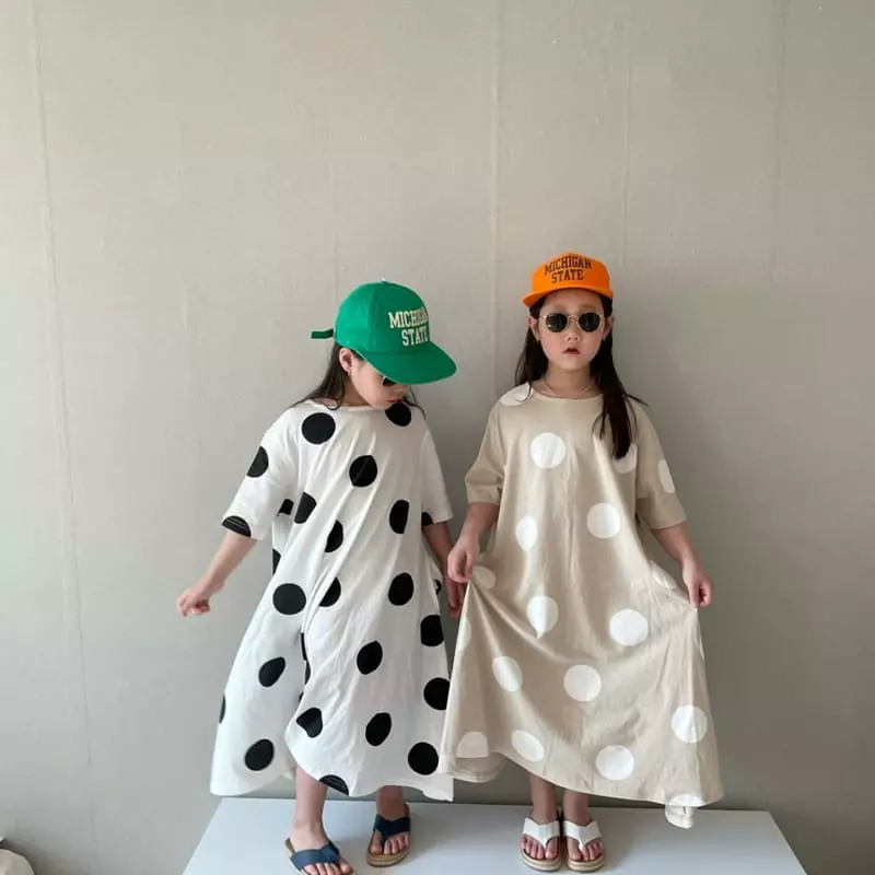 The Grey - Korean Children Fashion - #minifashionista - Dot One-piece - 10