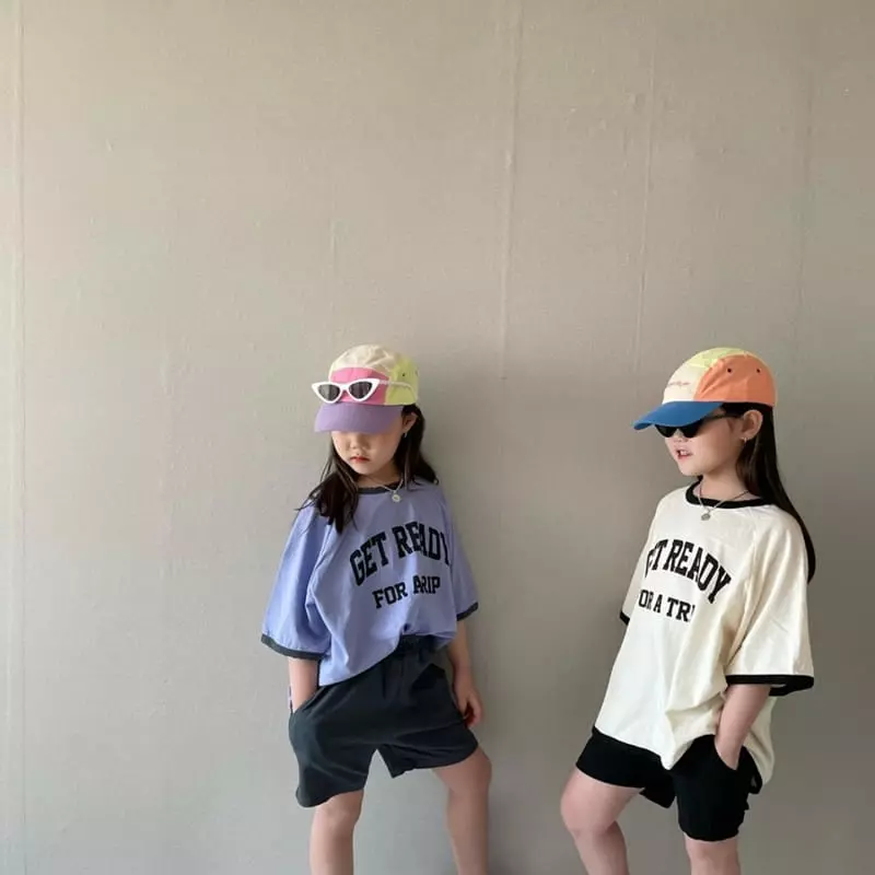 The Grey - Korean Children Fashion - #prettylittlegirls - Trip Top Bottom Set - 10