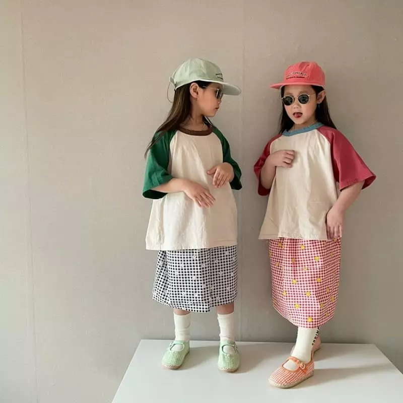 The Grey - Korean Children Fashion - #prettylittlegirls - Raglan Washing Tee - 5