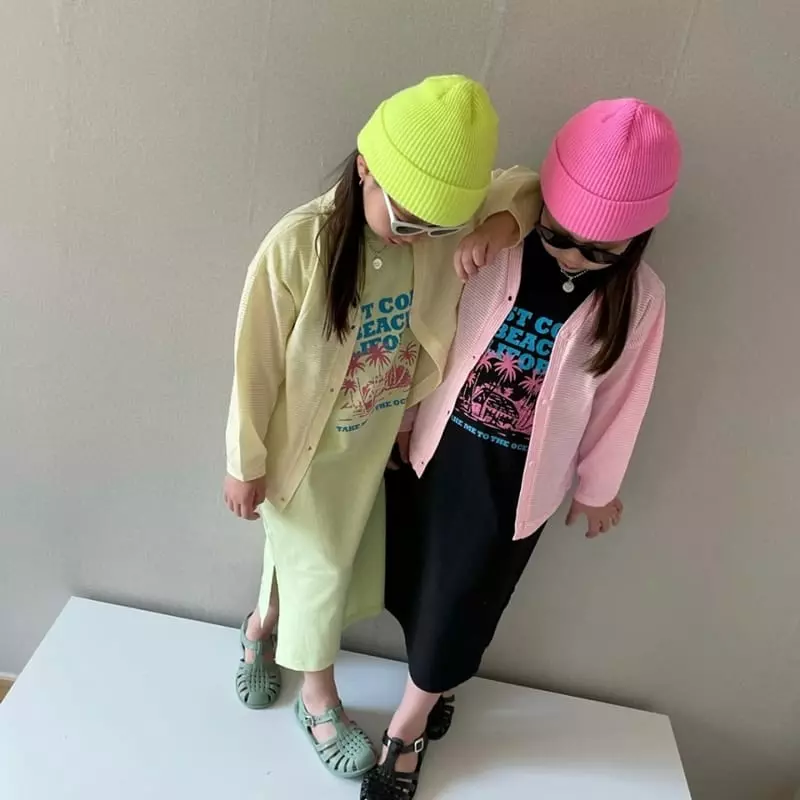 The Grey - Korean Children Fashion - #stylishchildhood - Line Cardigan - 7