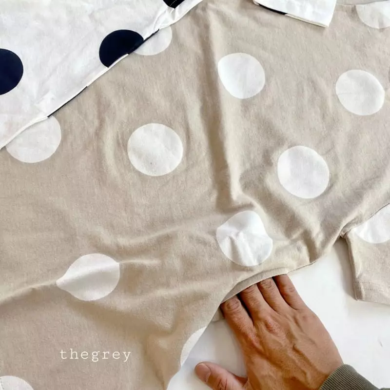 The Grey - Korean Children Fashion - #todddlerfashion - Dot One-piece - 12